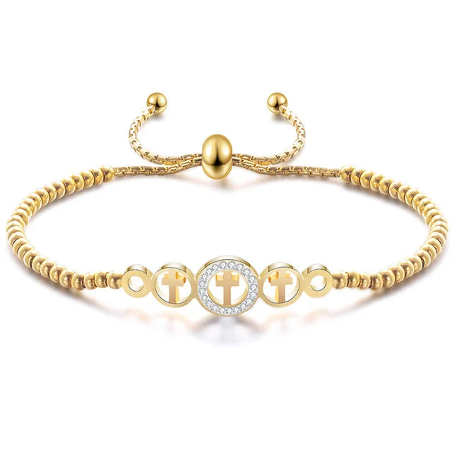 Titanium Cross Stud Earring