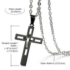 Boniskiss Retro Cross Necklace