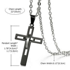 Boniskiss Retro Cross Necklace