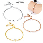 Titanium Cross Stud Earring