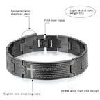 Adjustable Cross Jesus Ring