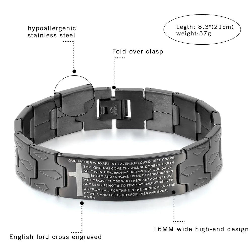 Adjustable Cross Jesus Ring