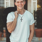 Boniskiss Retro Cross Necklace