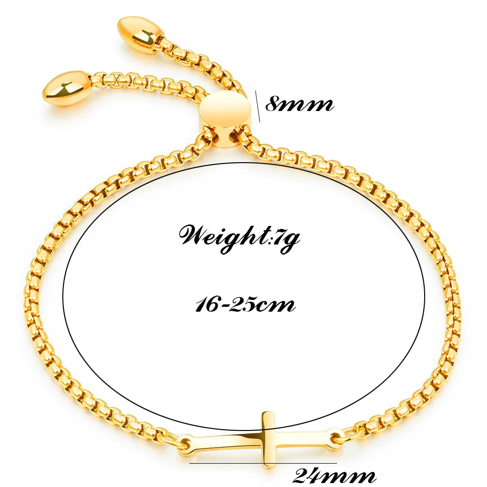 Titanium Cross Stud Earring