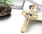Boniskiss Retro Cross Necklace