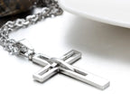 Boniskiss Retro Cross Necklace