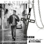 Boniskiss Retro Cross Necklace