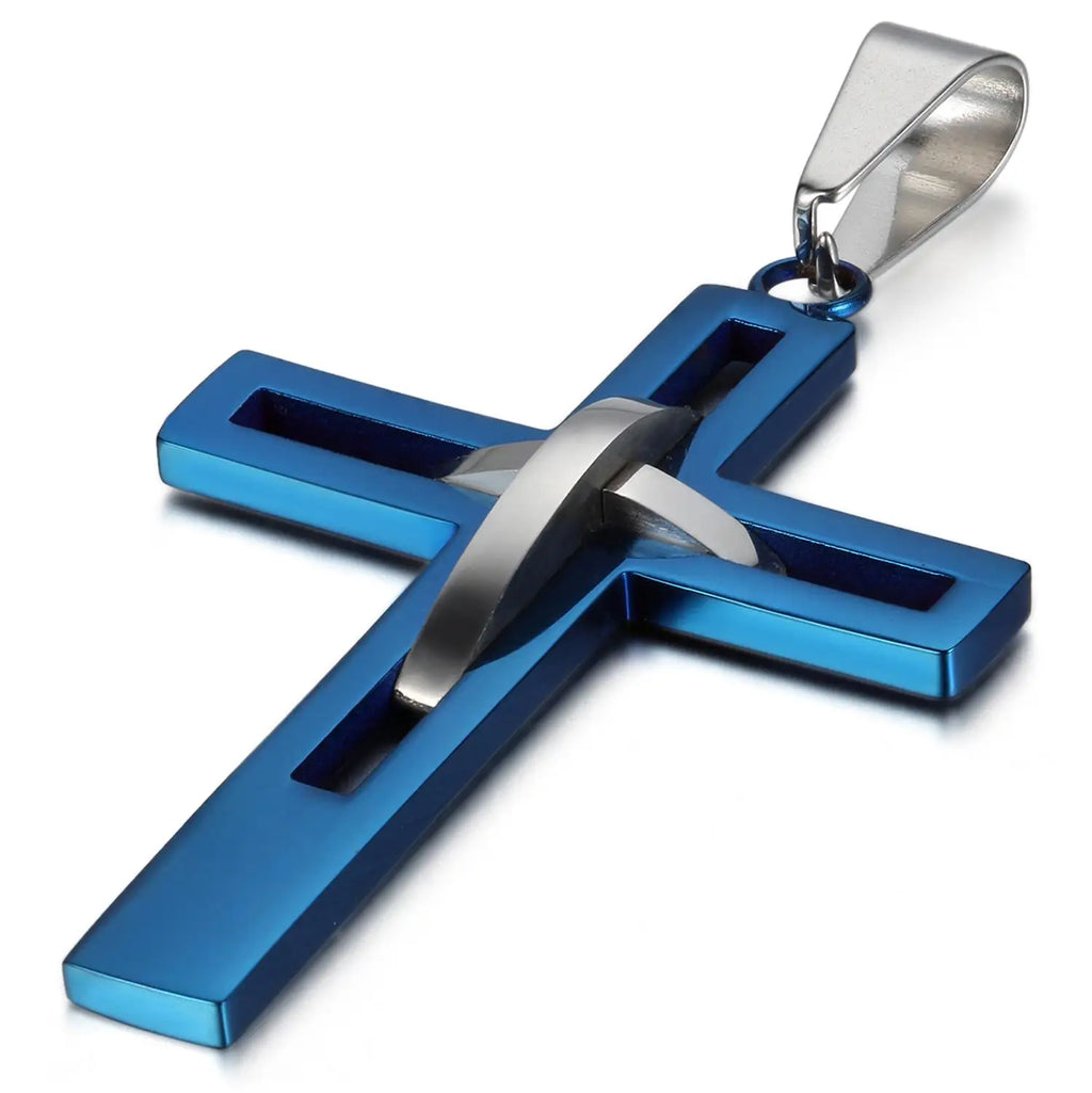 Boniskiss Retro Cross Necklace