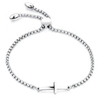 Titanium Cross Stud Earring