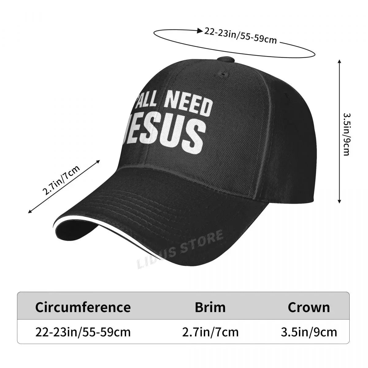 Jesus Letter Trucker Cap