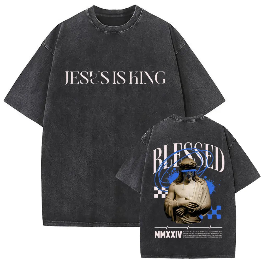 Jesus Verses Washed Street Tee