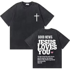 Jesus Forgive Vintage Oversized Tee