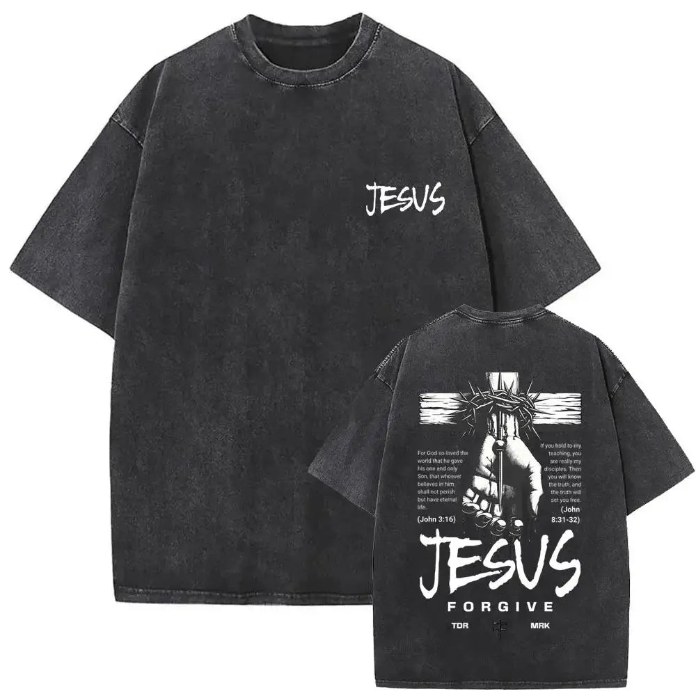 Jesus Summer Casual Vintage Tee