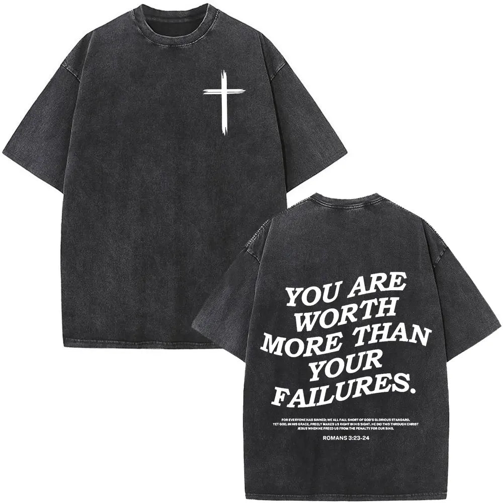 Vintage Washed Jesus Died for Me Tee