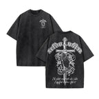 Jesus Print Washed Tee