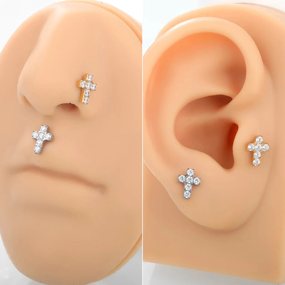 Crown Cross Pendant Necklace