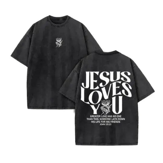 Jesus King Vintage Oversized Tee