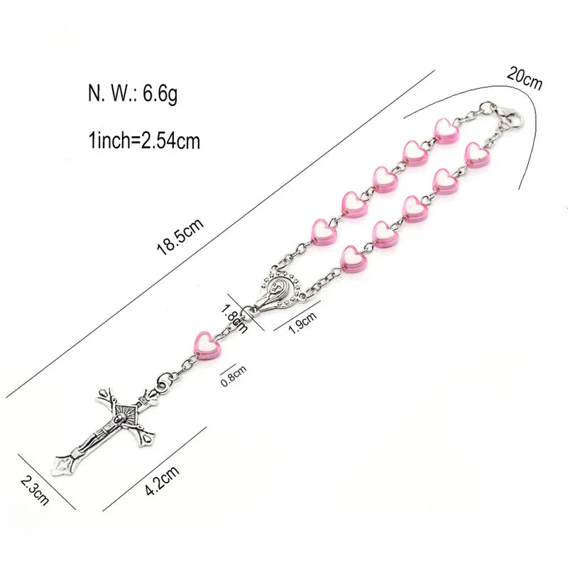 Seven Bitter Rosary Necklace