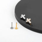 Crown Cross Pendant Necklace