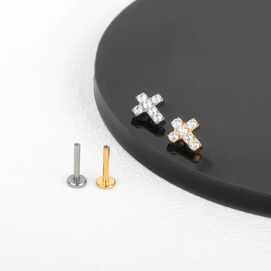 Crown Cross Pendant Necklace