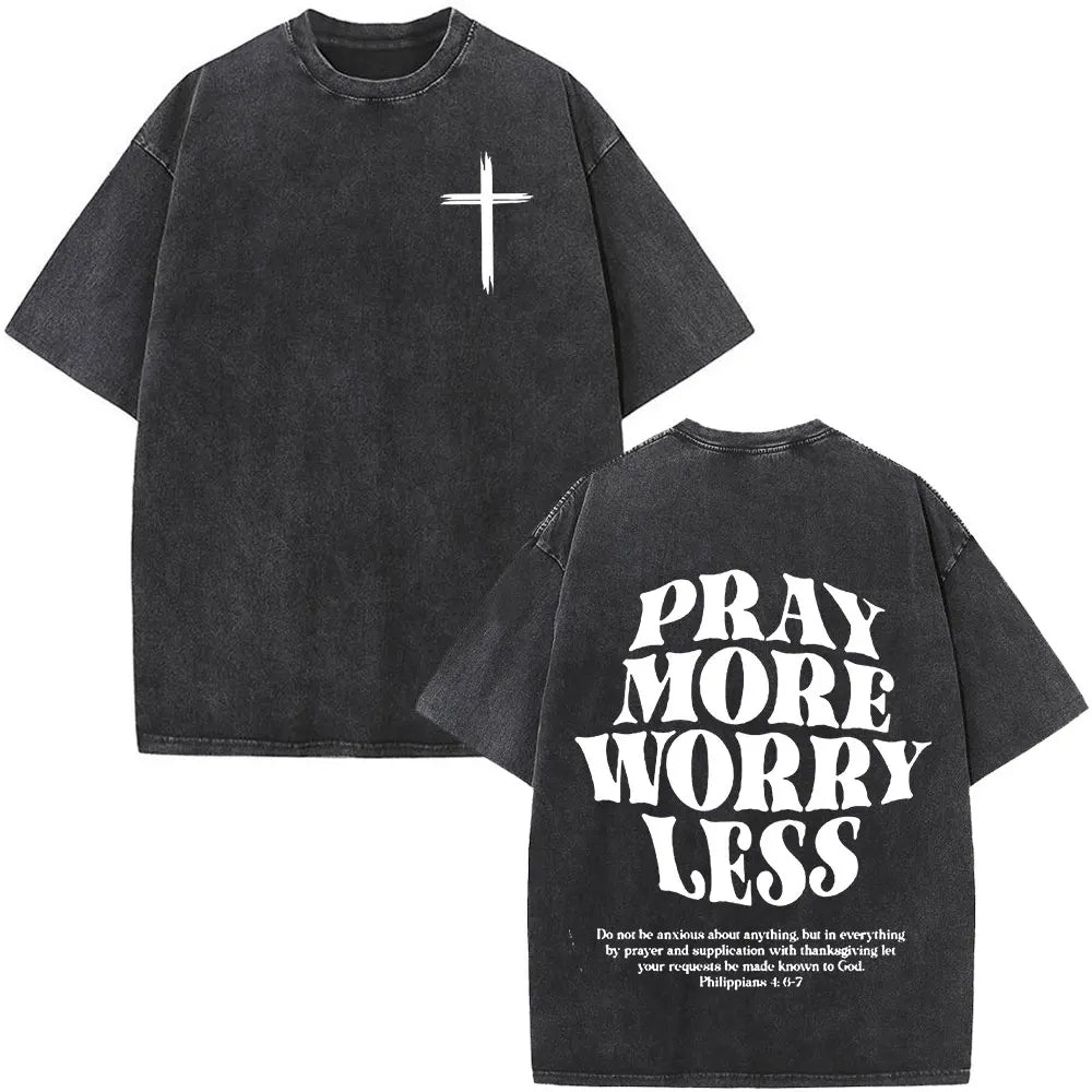Jesus Faith Over Fear Bible Verse Tee