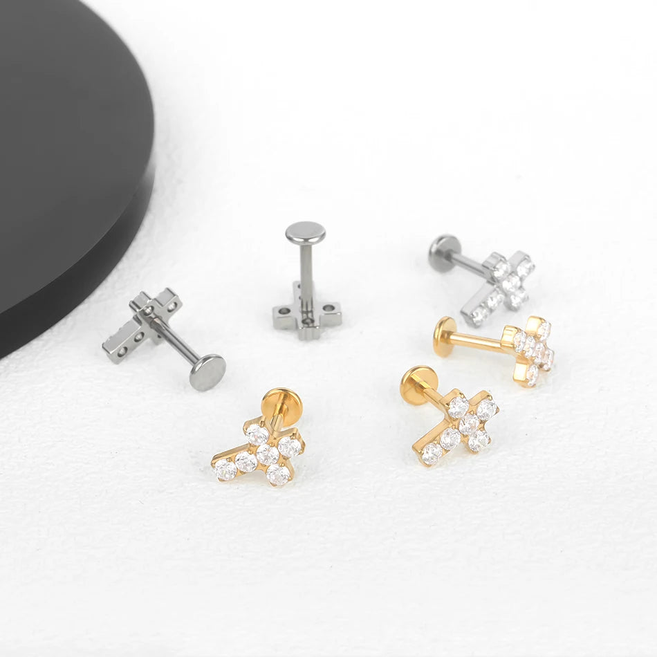 Crown Cross Pendant Necklace