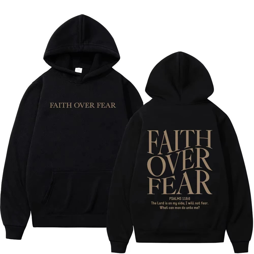 Jesus Faith Over Fear Hoodie