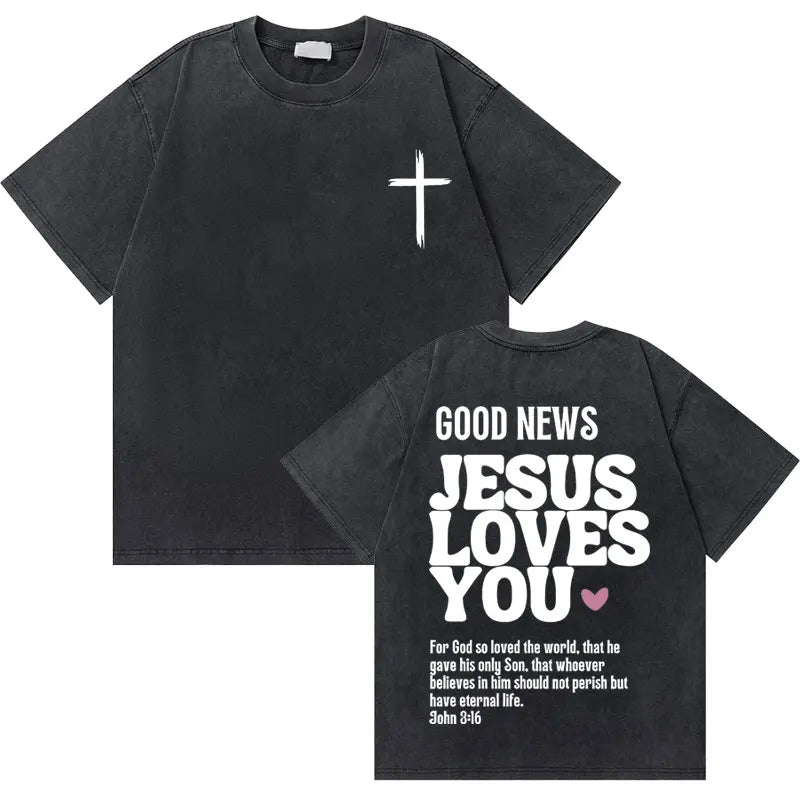 Jesus Faith Over Fear Verse Tee