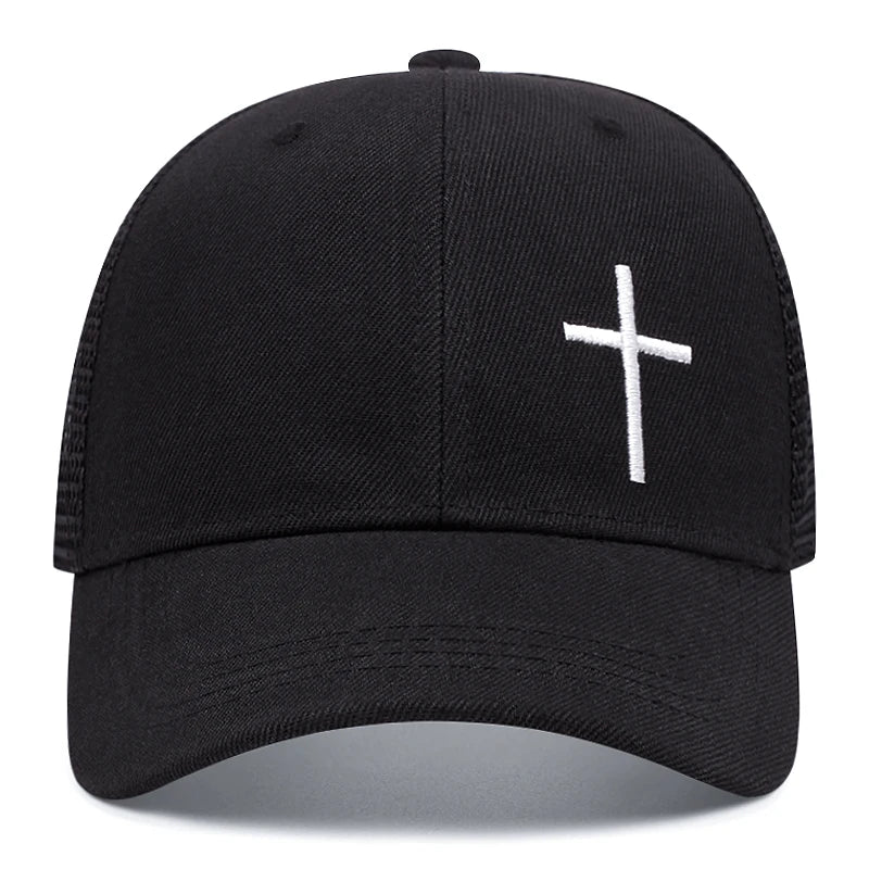 Cross Embroidery Baseball Cap