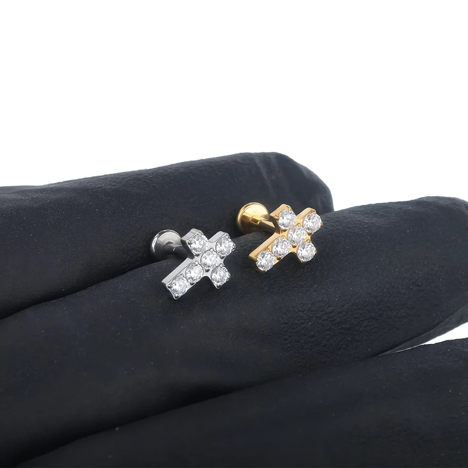 Crown Cross Pendant Necklace