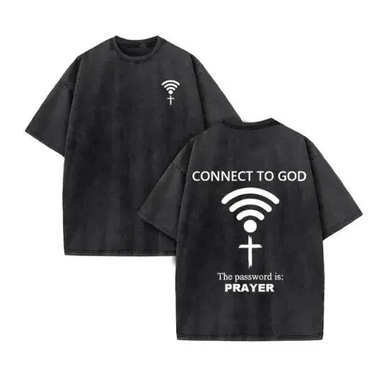 Jesus King Vintage Oversized Tee