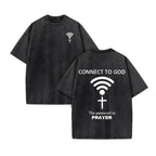 Jesus King Vintage Oversized Tee