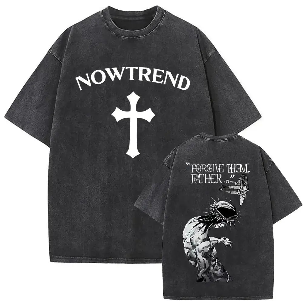 Jesus Forgive Vintage Oversized Tee