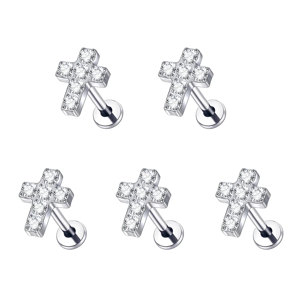 Crown Cross Pendant Necklace