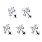 Crown Cross Pendant Necklace