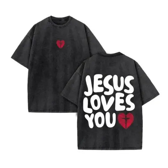 Jesus King Vintage Oversized Tee