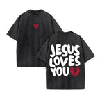 Jesus King Vintage Oversized Tee