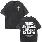 Jesus Faith Over Fear Bible Verse Tee