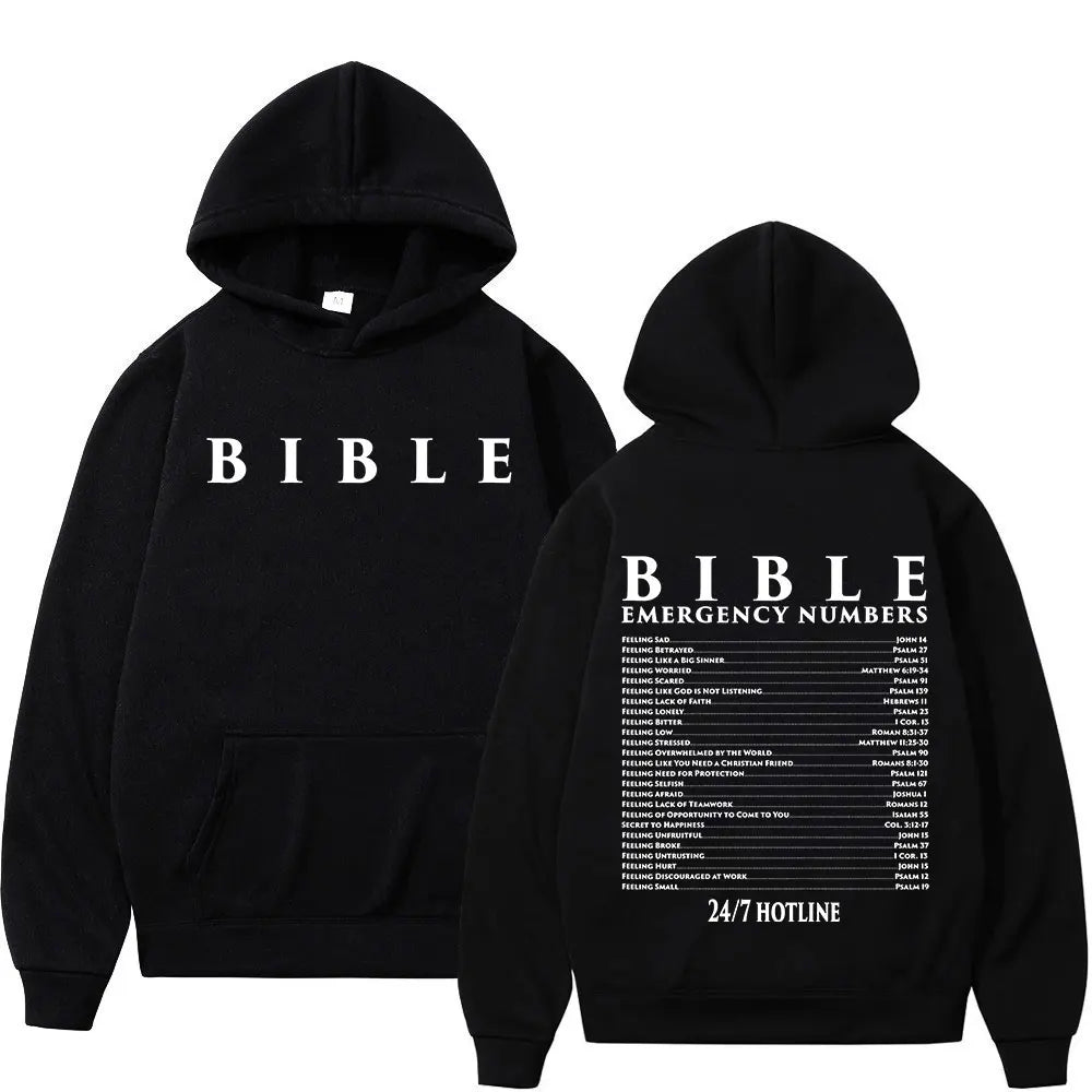 Jesus Print Hoodie