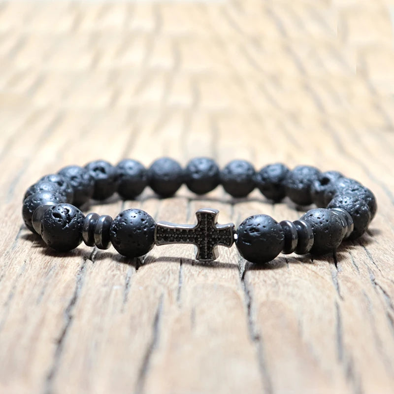 Cross Moissanite Ring