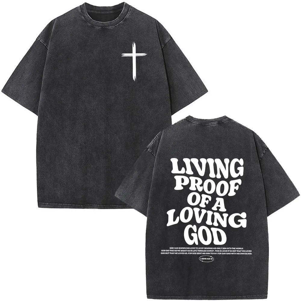 Jesus Faith Over Fear Bible Verse Tee