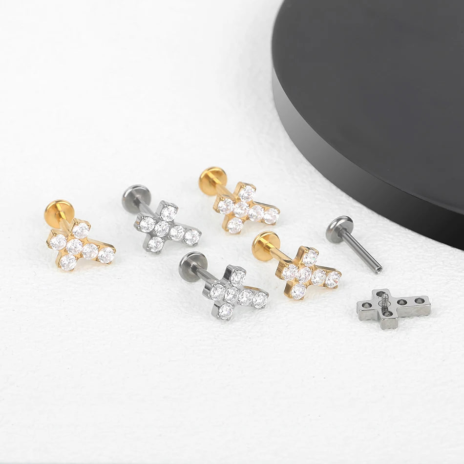 Crown Cross Pendant Necklace