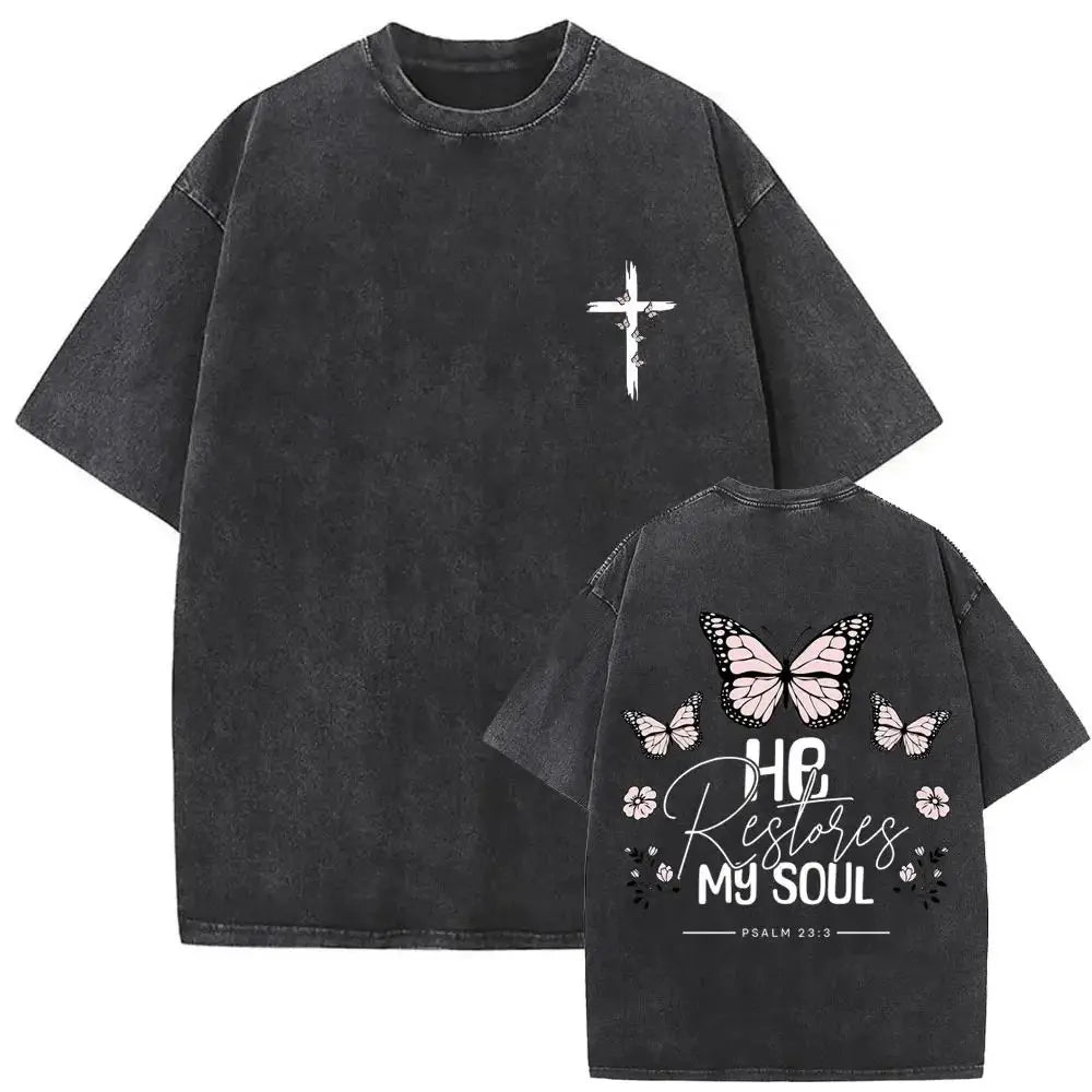 Jesus Forgive Vintage Oversized Tee
