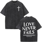 Jesus Faith Over Fear Bible Verse Tee