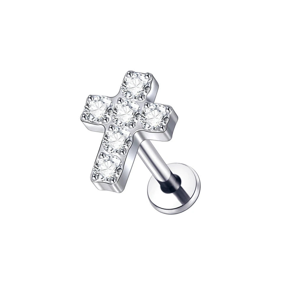 Crown Cross Pendant Necklace