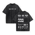 Jesus Print Washed Tee