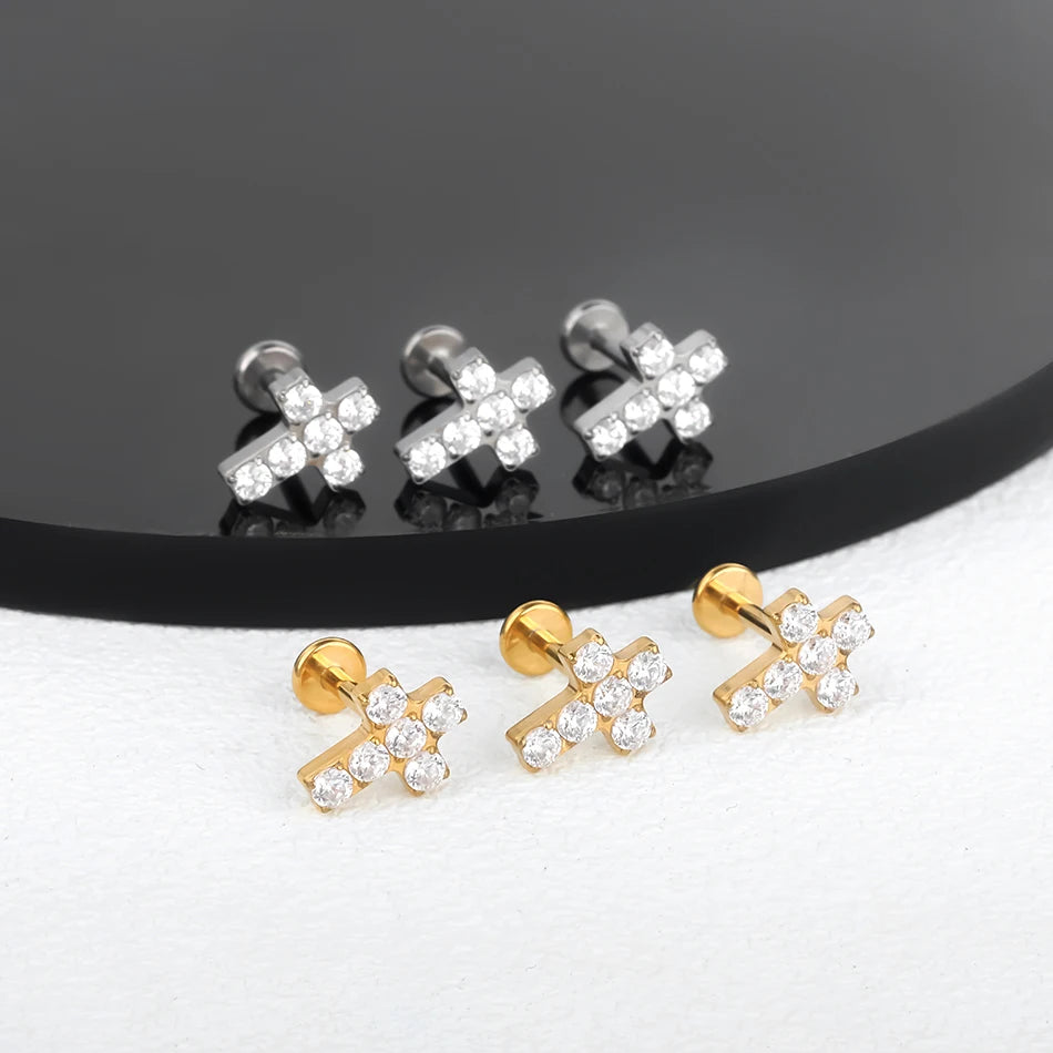 Crown Cross Pendant Necklace