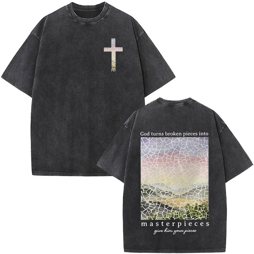 Vintage Washed Jesus Died for Me Tee