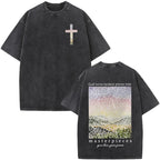 Jesus Faith Over Fear Bible Verse Tee