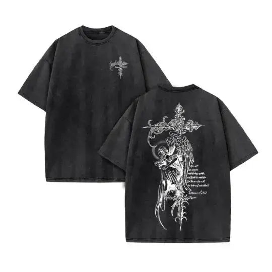 Jesus Print Washed Tee